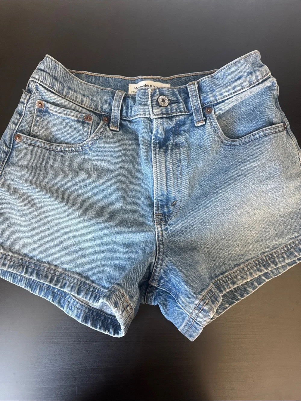 Abercrombie & Fitch High Rise 90’s Relaxed Cutoff Shorts | 26